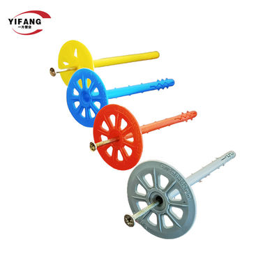 المجلفن الصلب الجدار التوصيل البلاستيك العزل المراسي مسامير السحابات