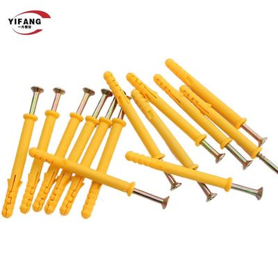 نايلون مطاط 8 * 40 مم بلاستيكي التوصيل الحائط مرساة