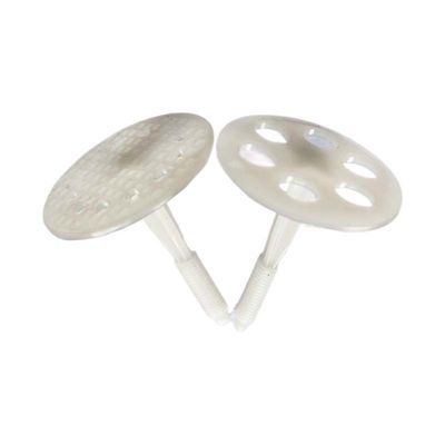 مراسي البناء البلاستيكية المخصصة 150 مم الطول الأبيض