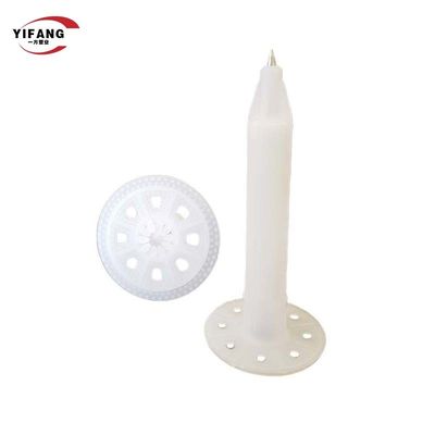 مسمار رماية بلاستيكي 250 مم HDPE مراسي عازلة للحائط