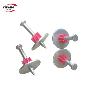 مسامير البناء المصنوعة من الصلب بغطاء PE ، مسامير خرسانية صلبة للحوائط الجافة