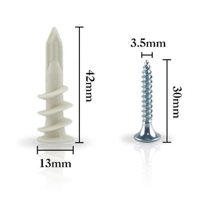 15x33mm مراسي الحائط البلاستيكية JIS العازلة للحوائط الجافة