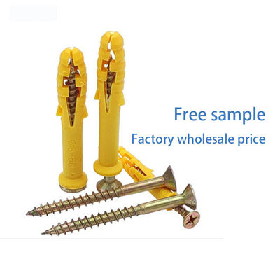 ISO 80 * 40mm PE PP النايلون البلاستيك التوسع مرساة البلاستيك المقابس اللولبية