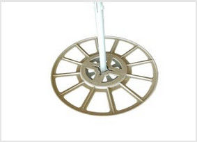 غسالة PE 80mm 100mm Dia Isolation Plasti Grip Prong Washer